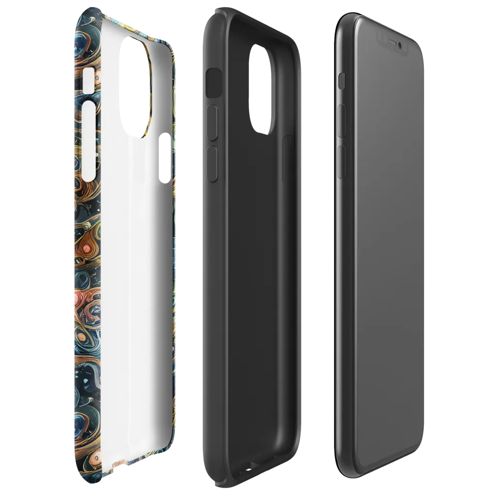 Wild Cosmos on Tough Case for iPhone® — Right