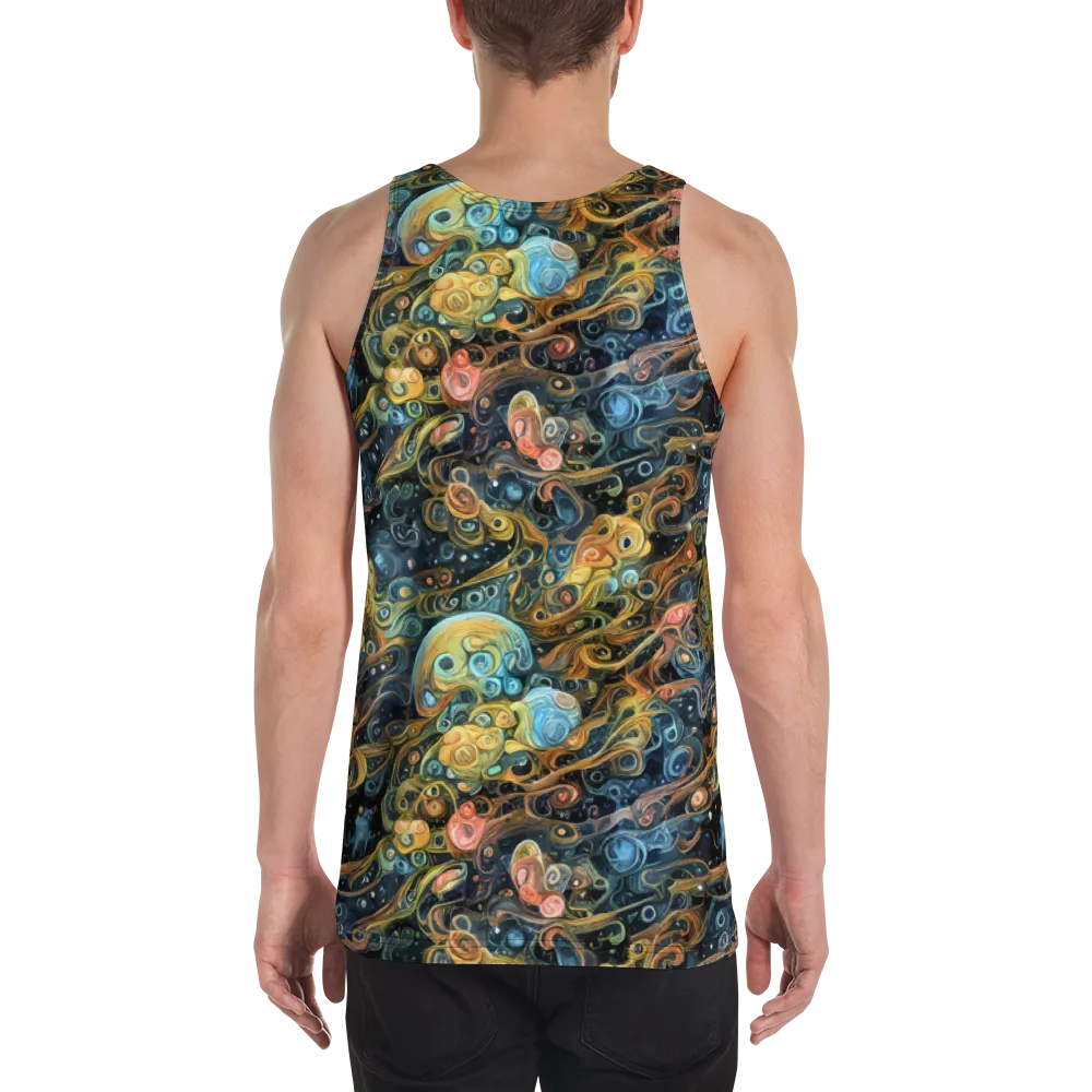 Wild Cosmos on Men's Tank Top — Back