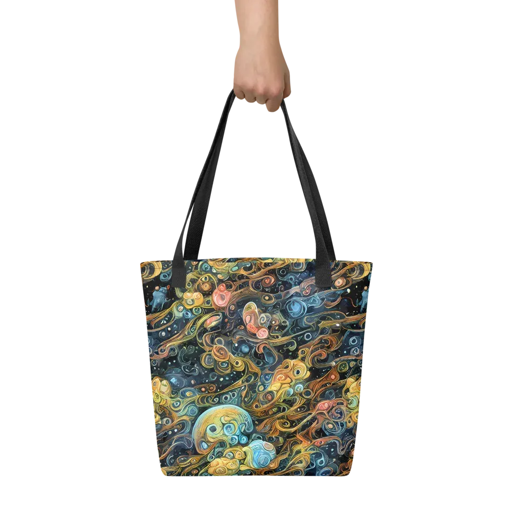 Wild Cosmos on Tote Bag — Front