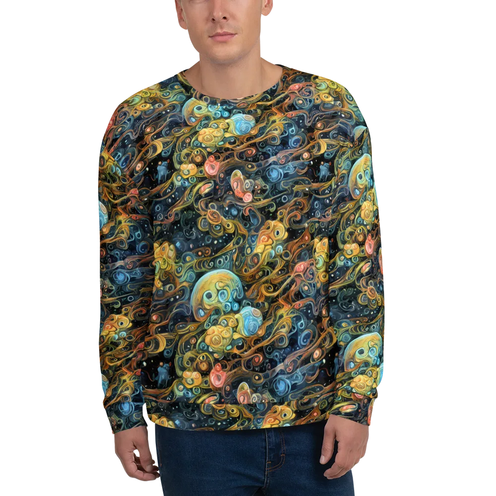 Wild Cosmos on Sweatshirt — Front
