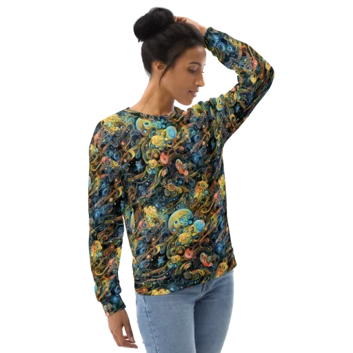 Wild Cosmos on a Sweatshirt