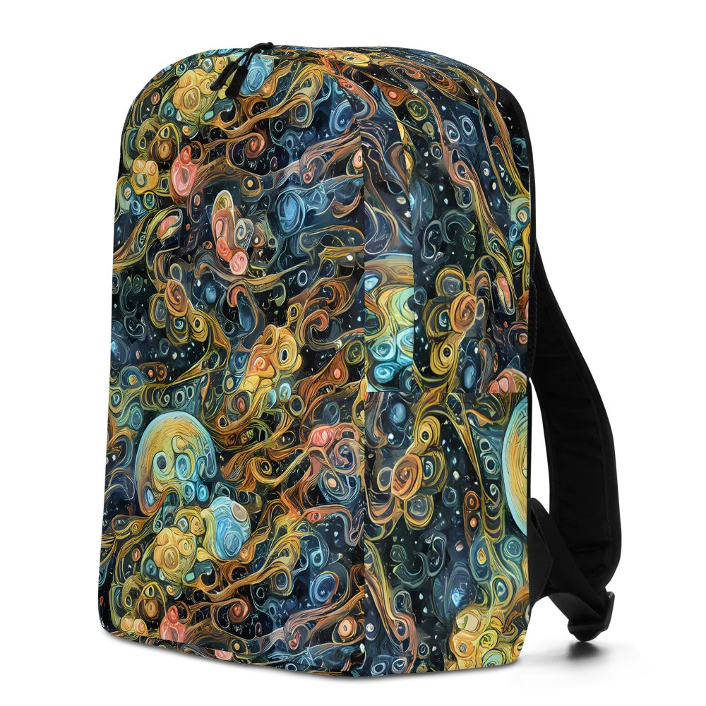 Wild Cosmos on Minimalist Backpack — Left