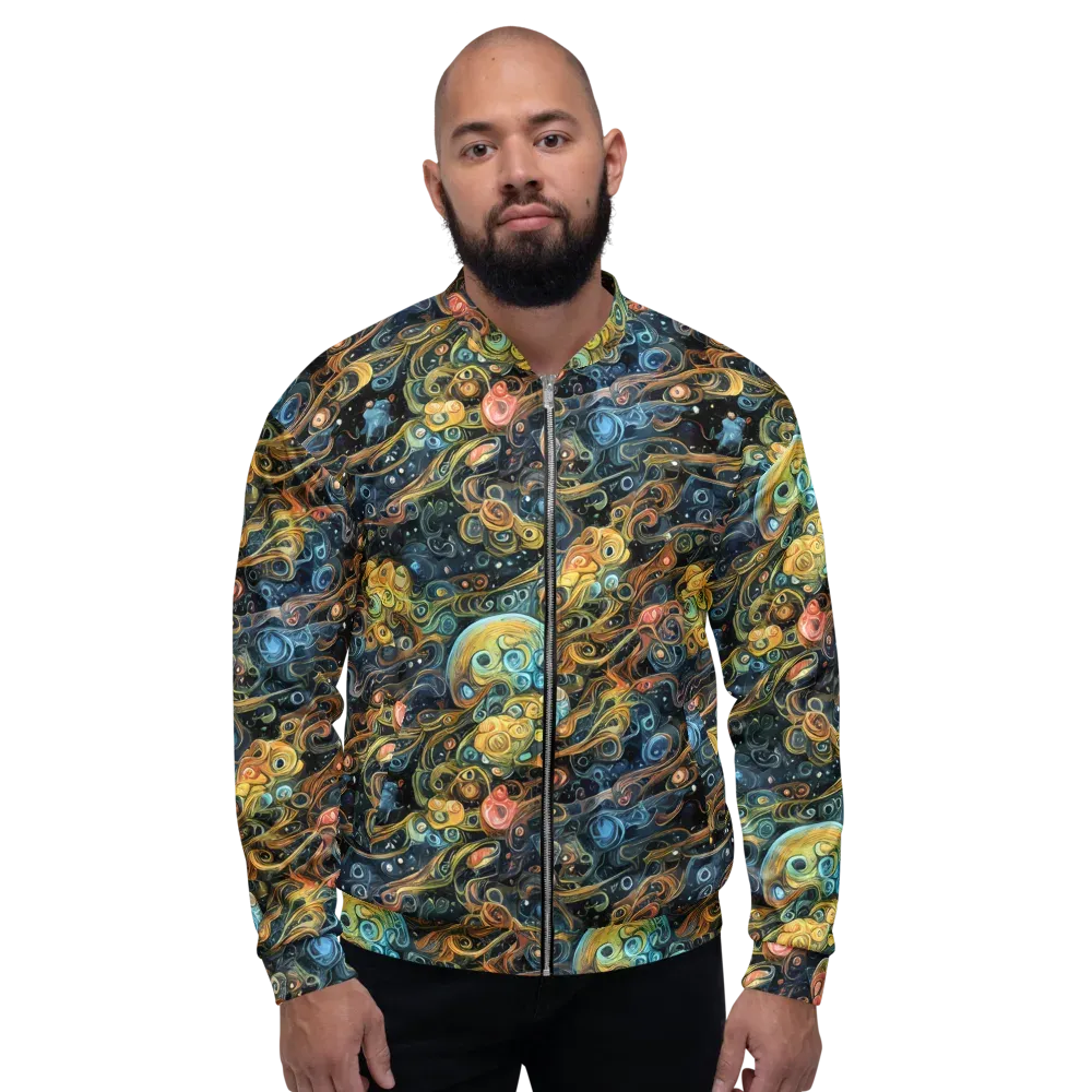 Wild Cosmos on Bomber Jacket — Front