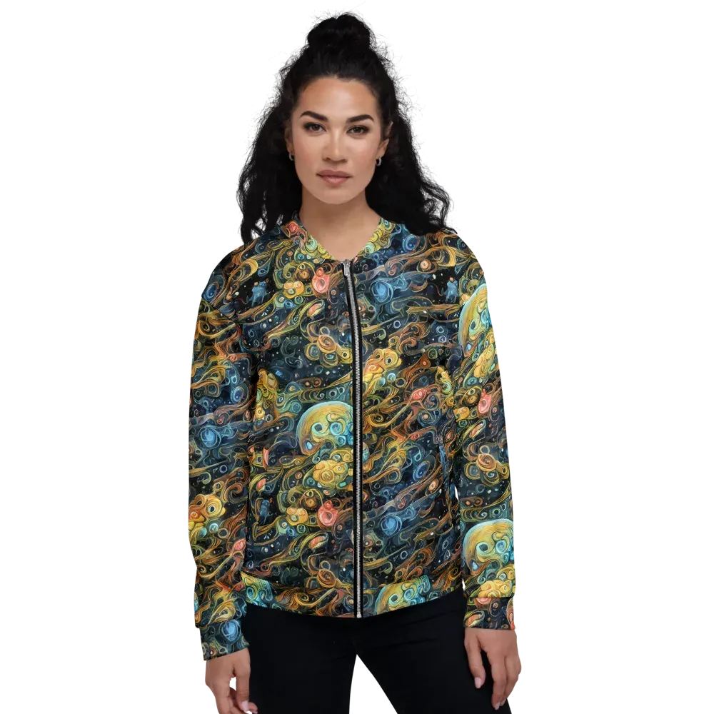 Wild Cosmos on Bomber Jacket — Front