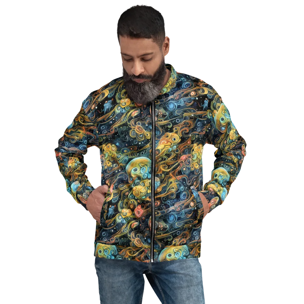Wild Cosmos on Bomber Jacket — Front