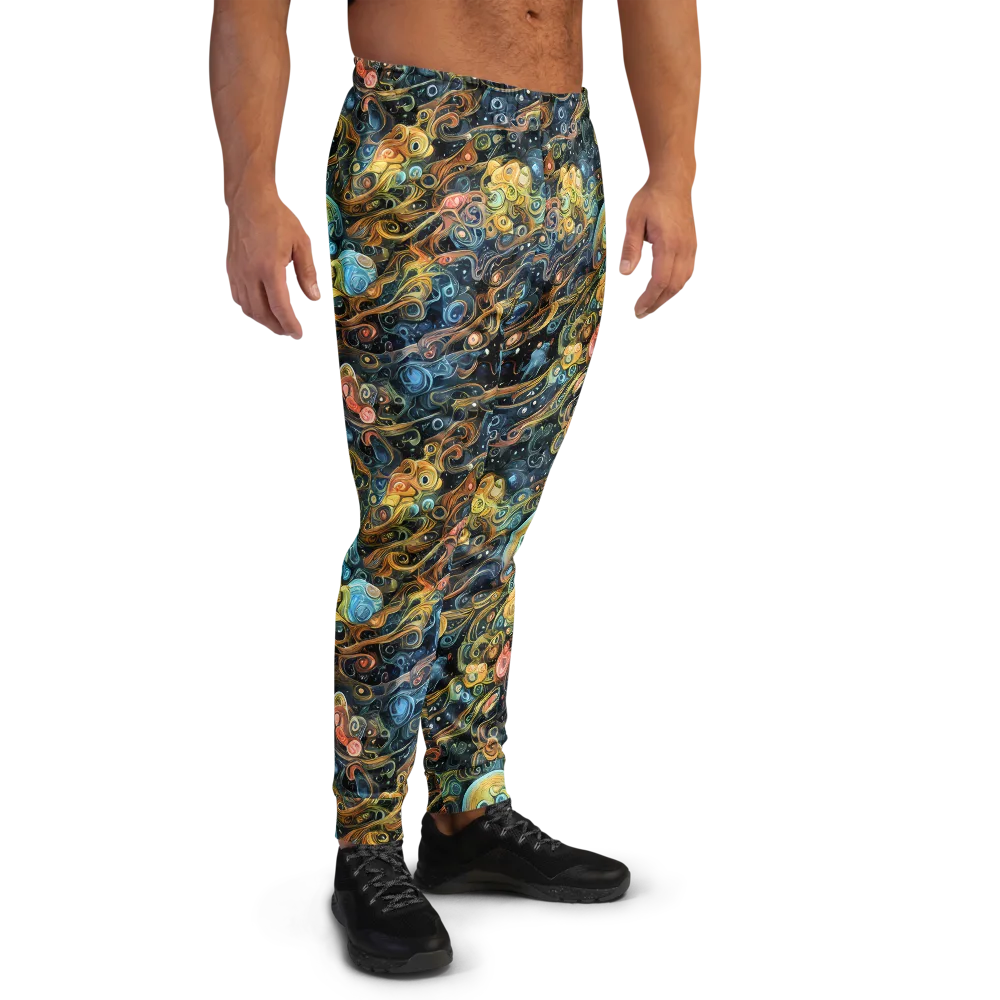 Wild Cosmos on Men's Joggers — Right