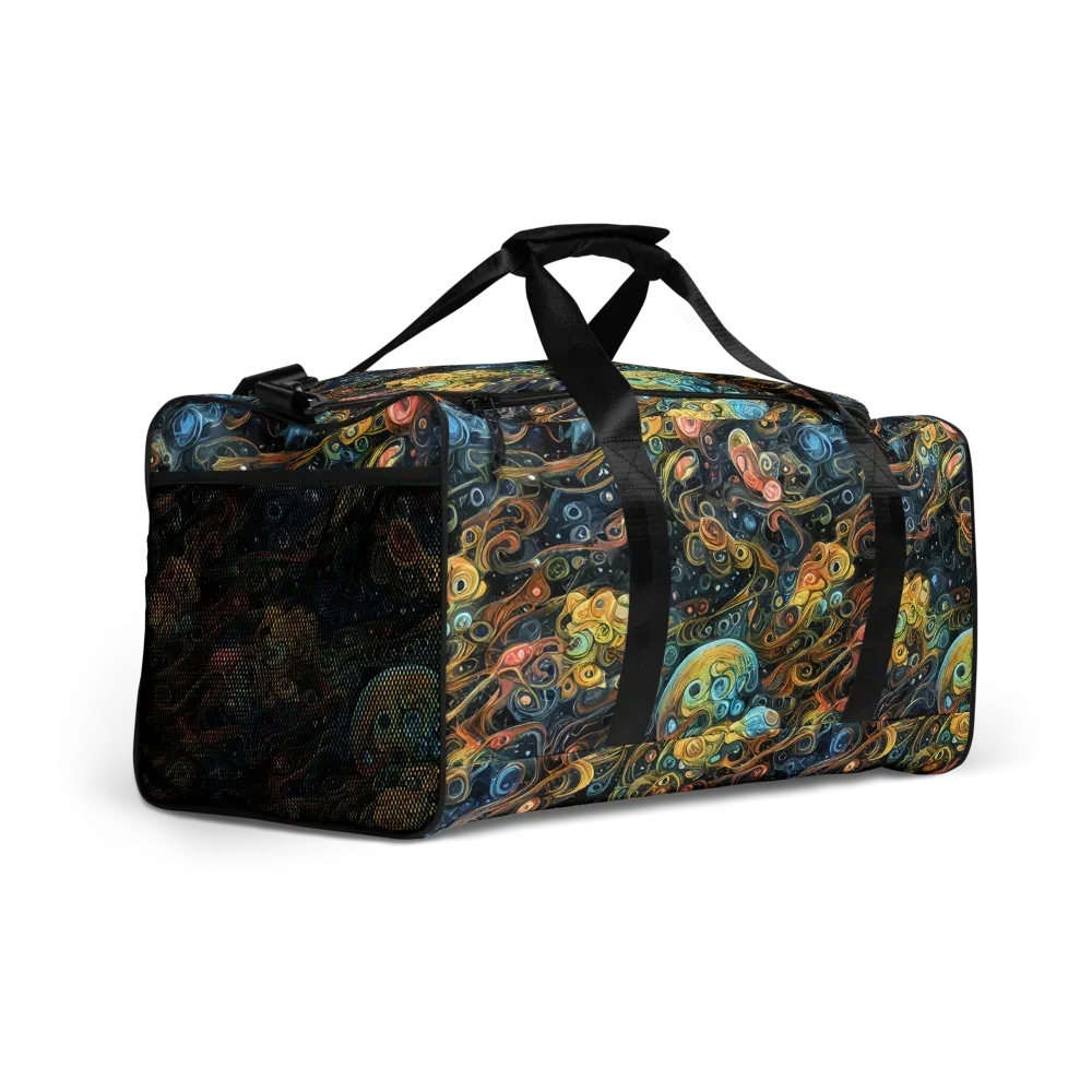 Wild Cosmos on Duffle Bag — Right Front