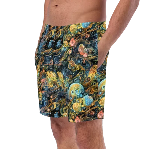Wild Cosmos on a Swim Trunks