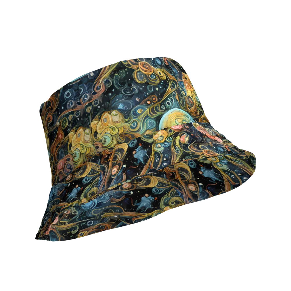 Wild Cosmos on Reversible Bucket Hat — Product details Outside
