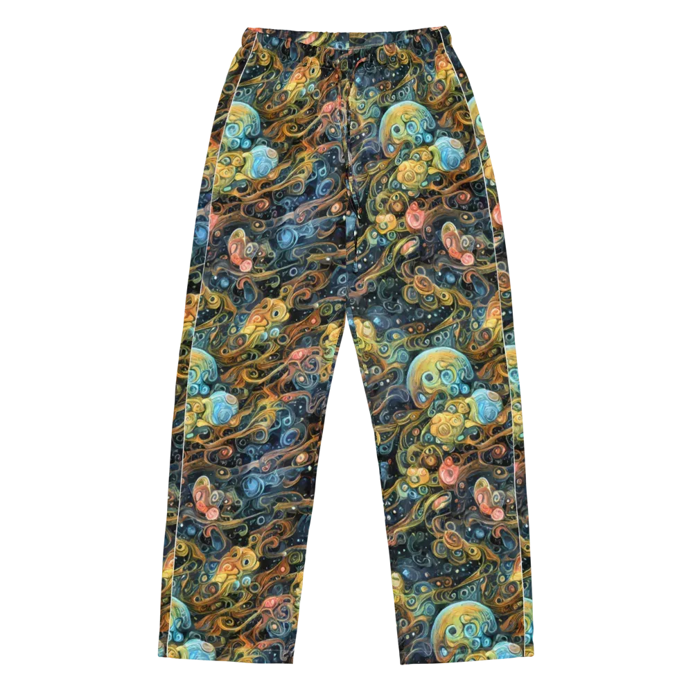Wild Cosmos on Women's Pajama Pants — Front