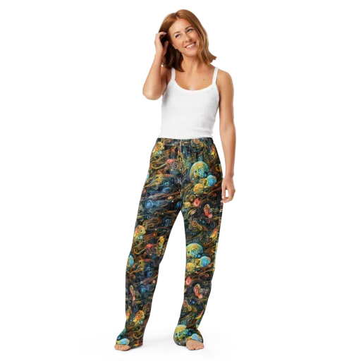 Wild Cosmos on a Women's Pajama Pants