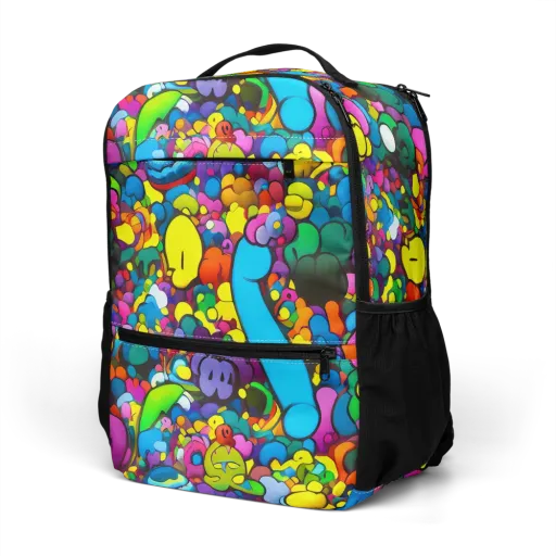 Kaleidoscope Garden on a Utility Backpack