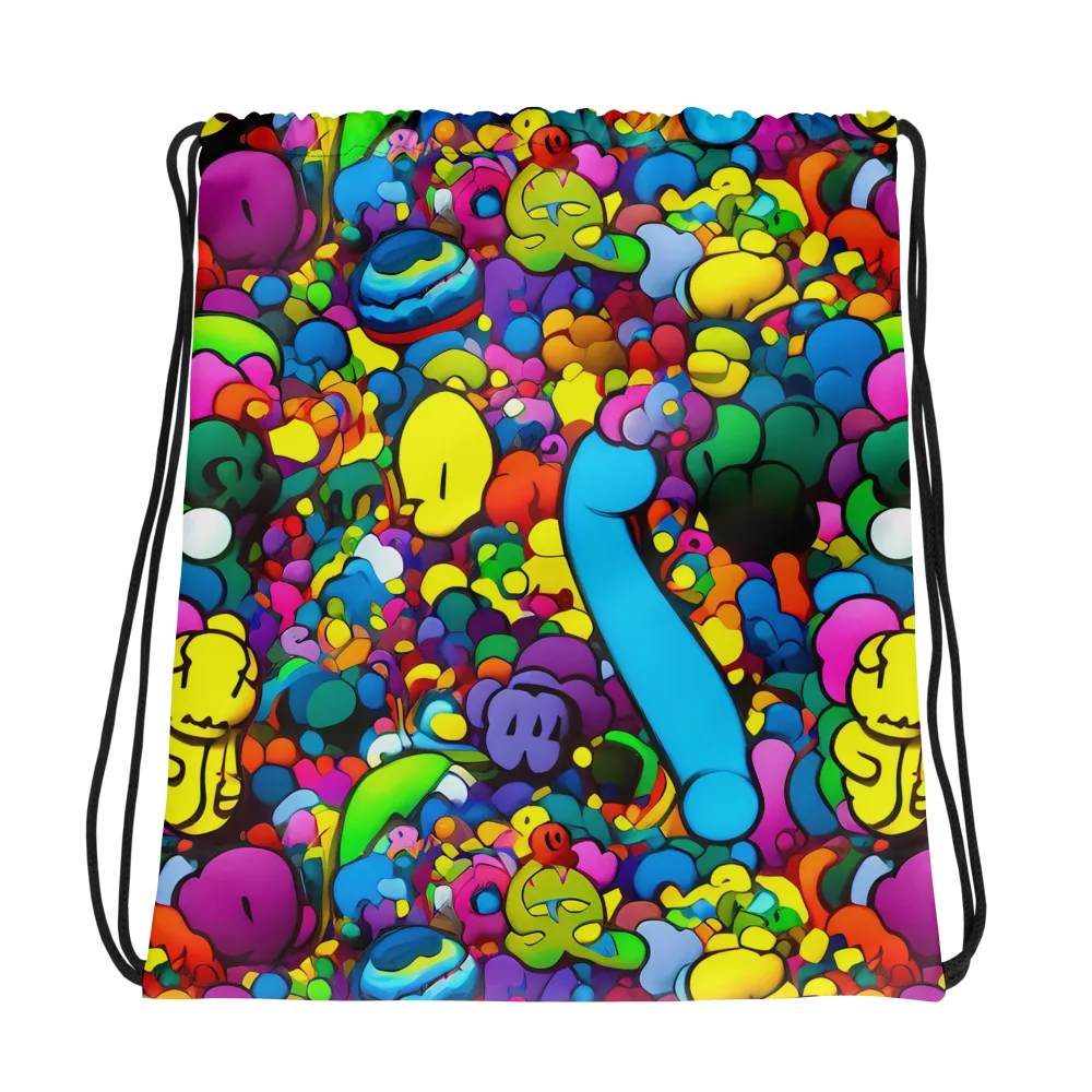 Kaleidoscope Garden on Drawstring Bag — Photo