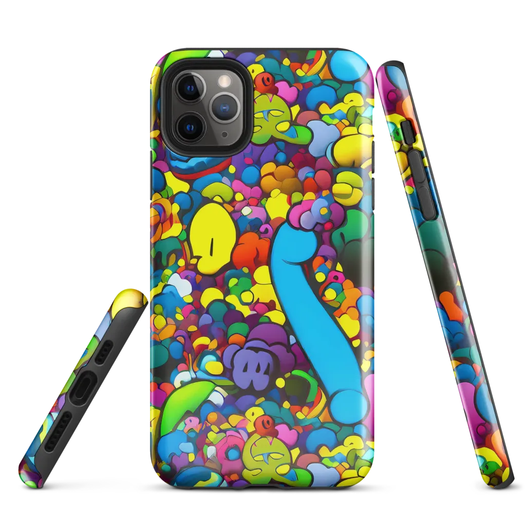 Kaleidoscope Garden on Tough Case for iPhone® — Front