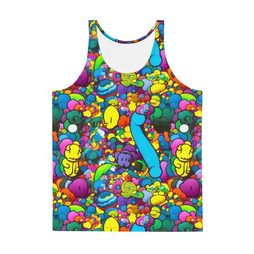 Kaleidoscope Garden on Men's Tank Top — Front