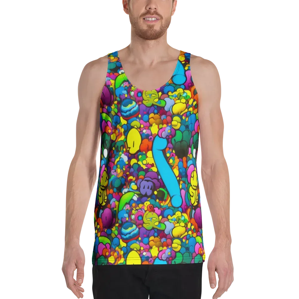 Kaleidoscope Garden on Men's Tank Top — Front