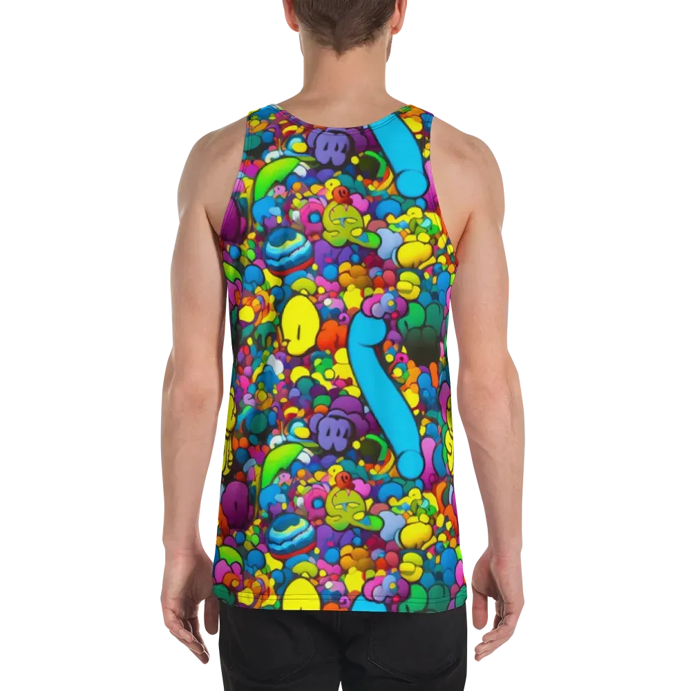 Kaleidoscope Garden on Men's Tank Top — Back