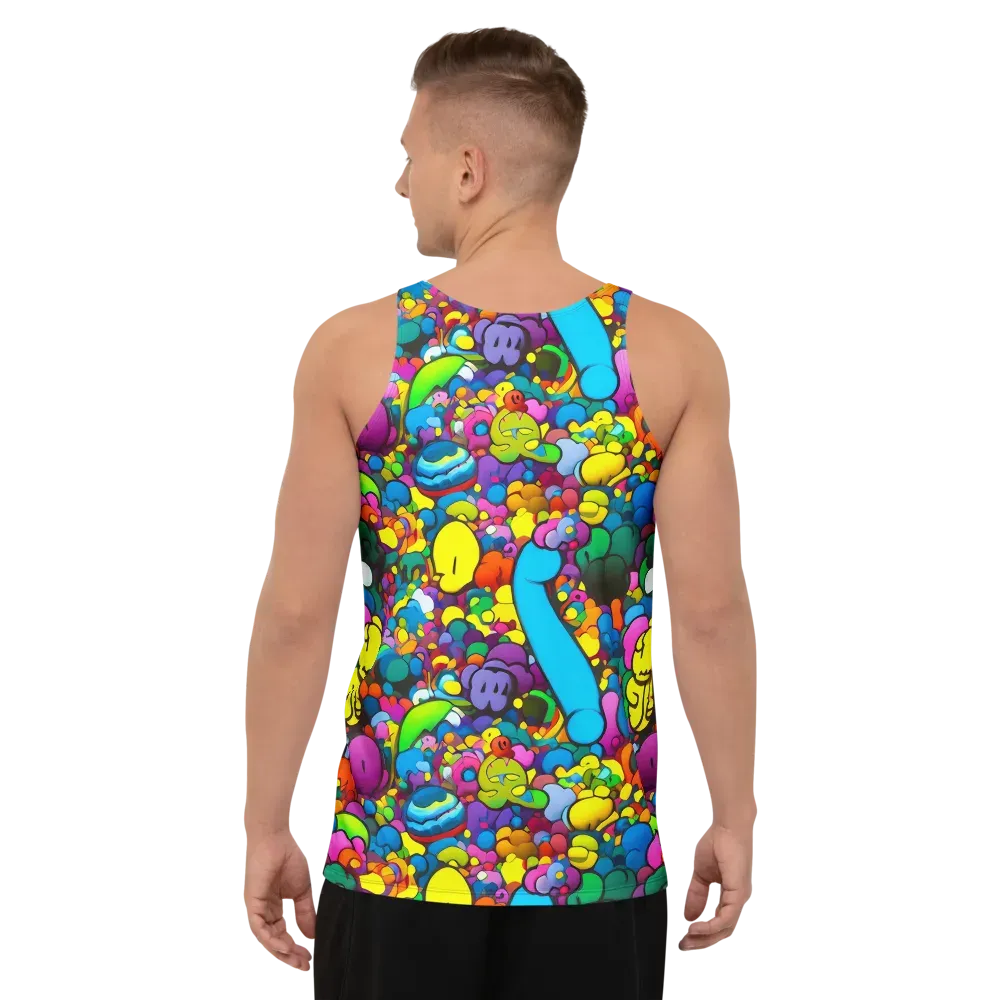 Kaleidoscope Garden on Men's Tank Top — Back