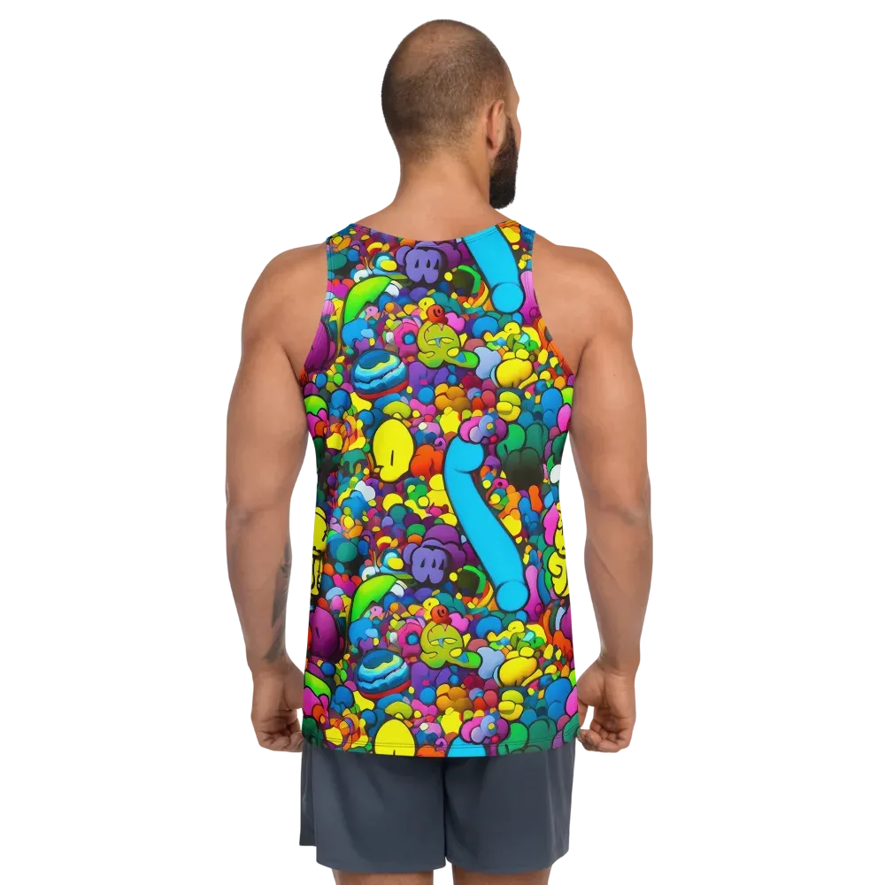 Kaleidoscope Garden on Men's Tank Top — Back