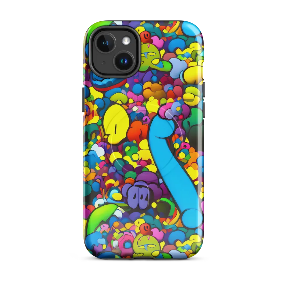 Kaleidoscope Garden on MagSafe Tough Case for iPhone® — Front
