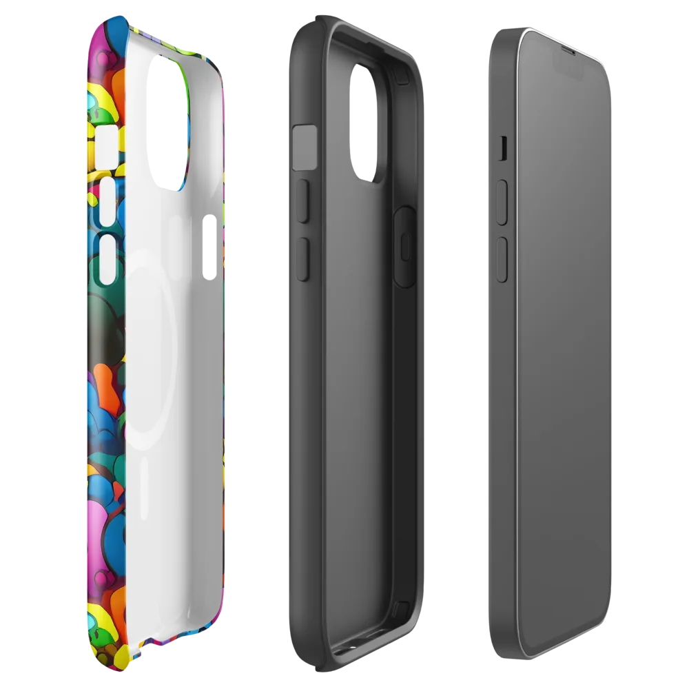 Kaleidoscope Garden on MagSafe Tough Case for iPhone® — Front