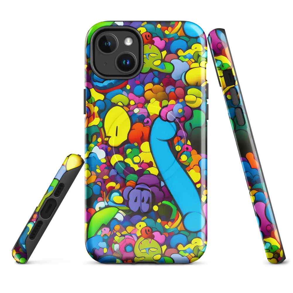Kaleidoscope Garden on MagSafe Tough Case for iPhone® — Front