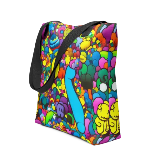 Kaleidoscope Garden on a Tote Bag