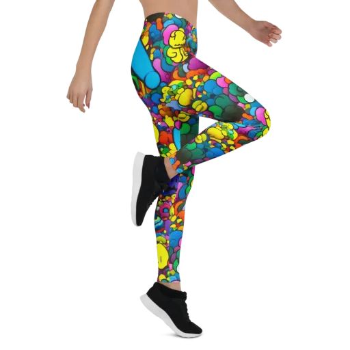 Kaleidoscope Garden on a Leggings