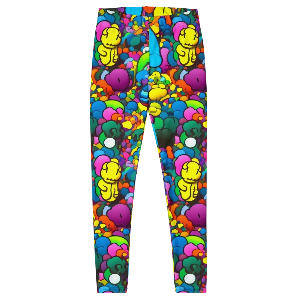 Kaleidoscope Garden on Leggings — Front