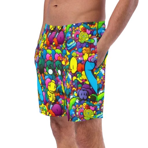 Kaleidoscope Garden on a Swim Trunks