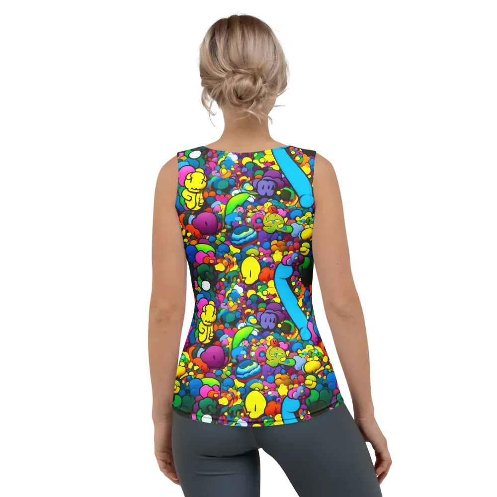Kaleidoscope Garden on Women's Tank Top — Back