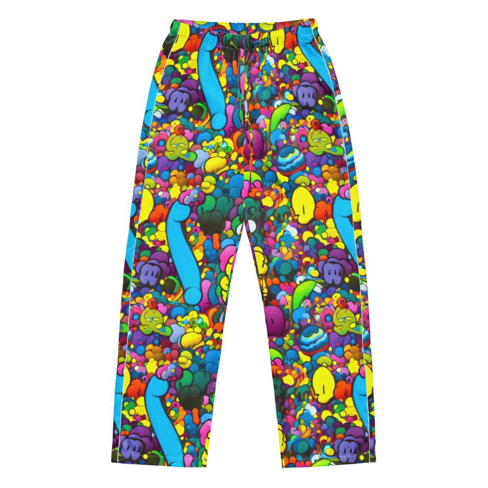 Kaleidoscope Garden on Women's Pajama Pants — Front