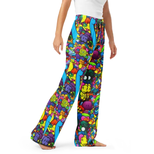 Kaleidoscope Garden on a Women's Pajama Pants
