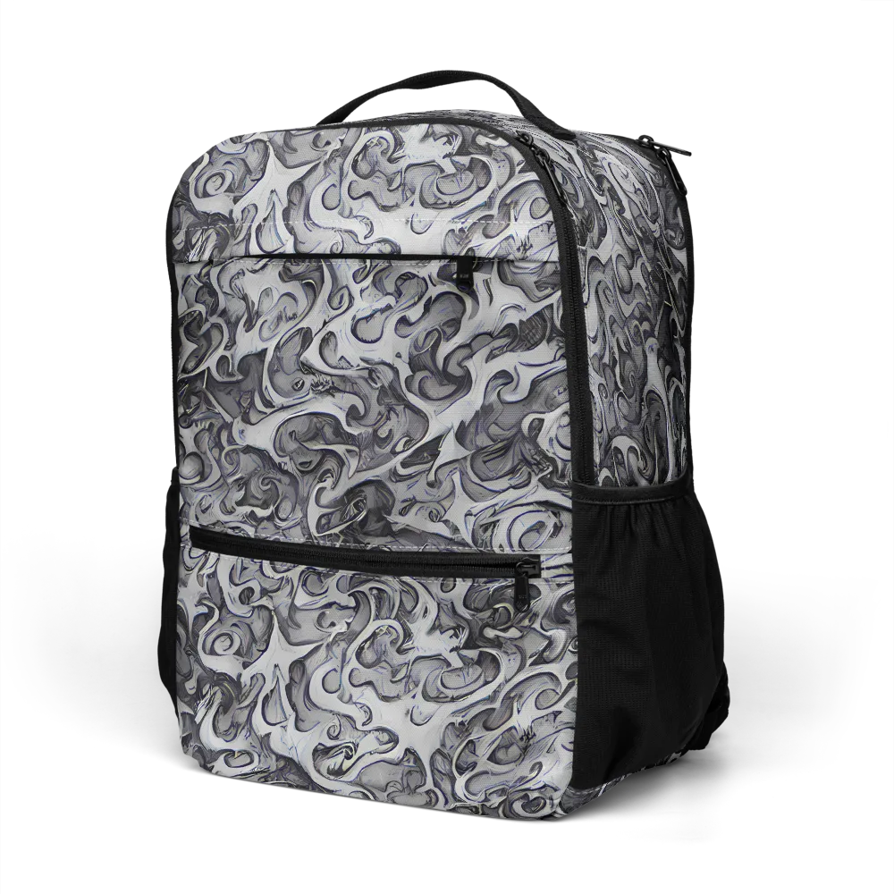 Mashburn Swirls on Utility Backpack — Left Front