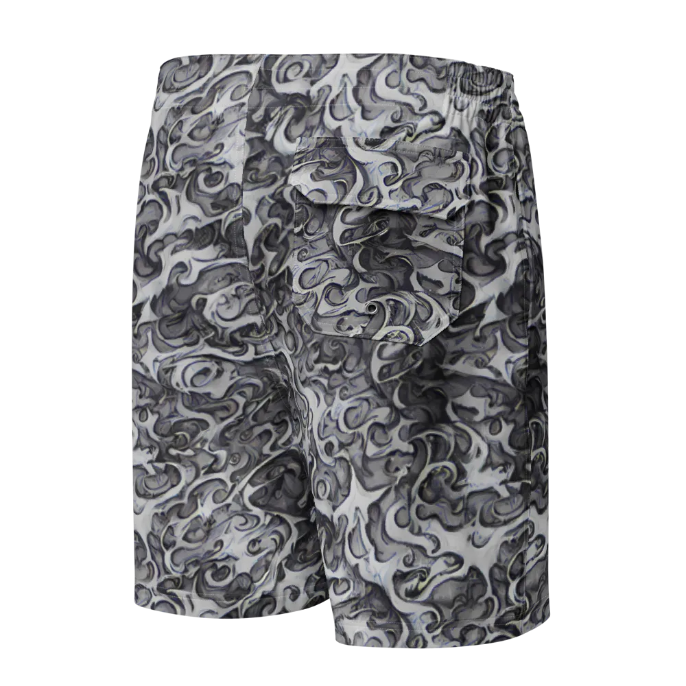 Mashburn Swirls on Men's Board Shorts — Back