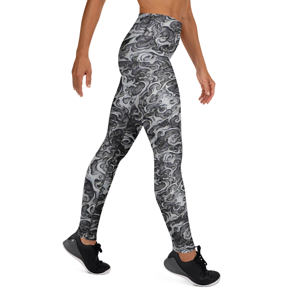 Mashburn Swirls on Yoga Leggings — Right