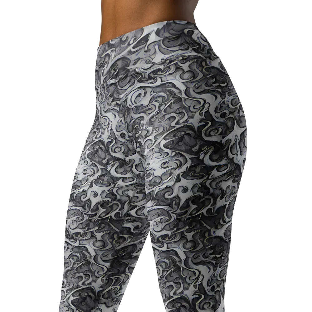 Mashburn Swirls on Yoga Leggings — Left Front