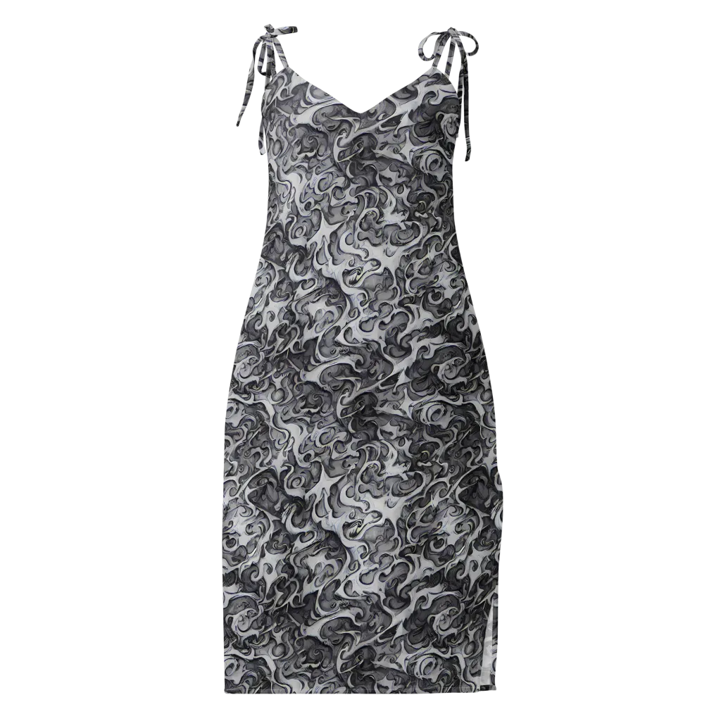 Mashburn Swirls on Slip Dress — Front