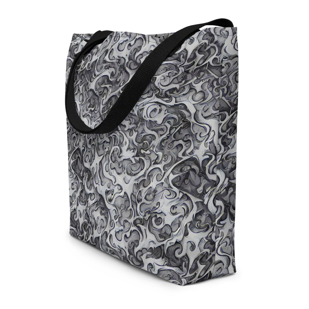 Mashburn Swirls on Large Tote Bag W/ Pocket — Front