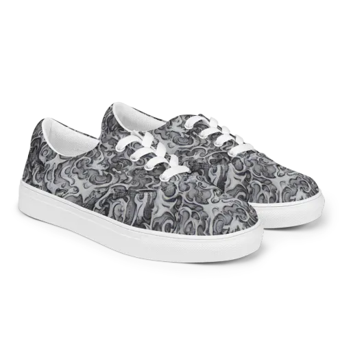 Mashburn Swirls on a Men's Lace-Up Canvas Shoes