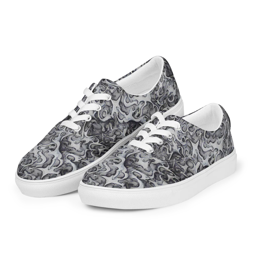 Mashburn Swirls on Men's Lace-Up Canvas Shoes — Left Front