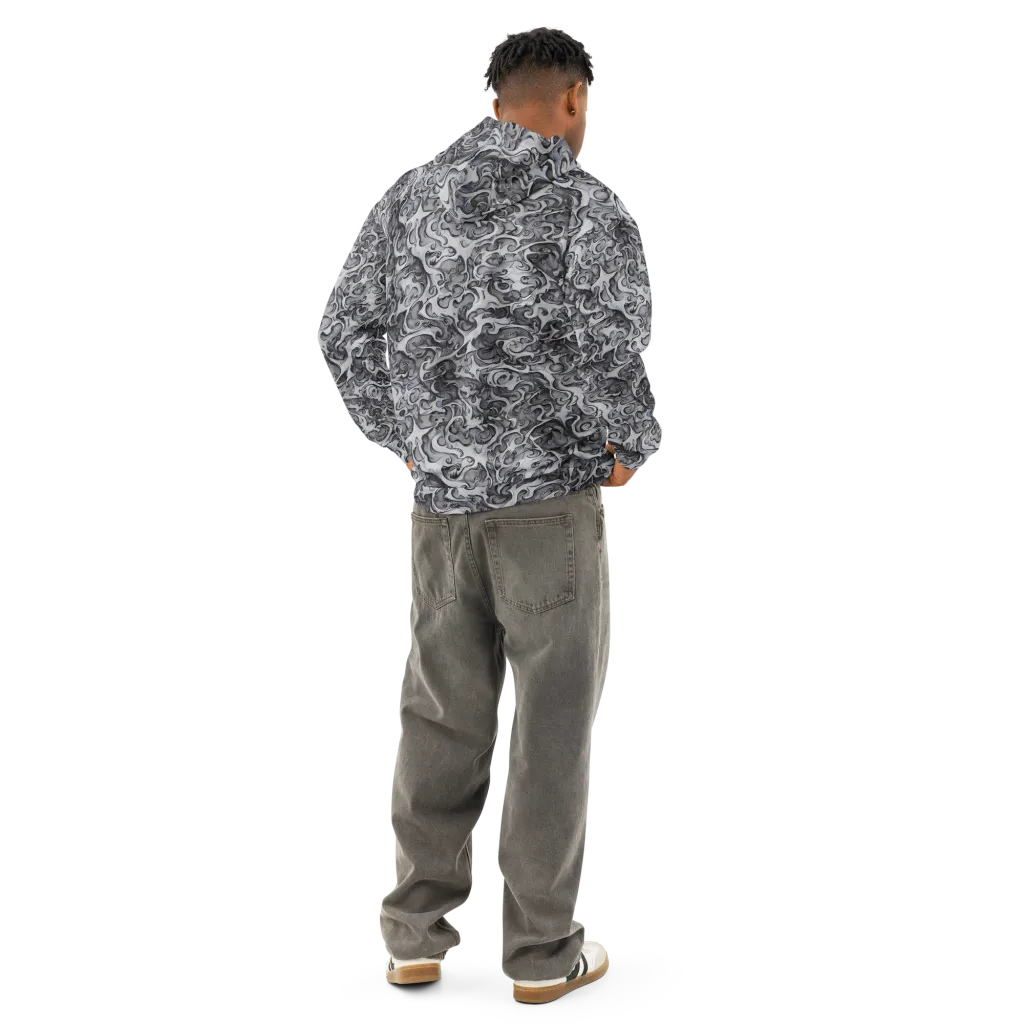 Mashburn Swirls on Cotton Hoodie — Back