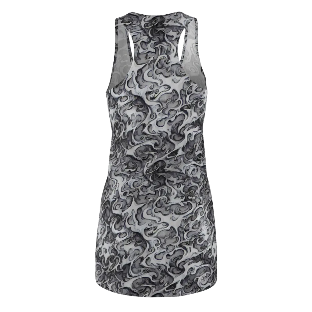 Mashburn Swirls on Racerback Dress — Back