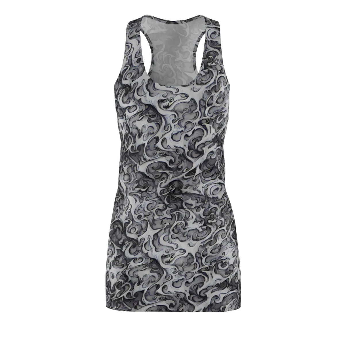 Mashburn Swirls on Racerback Dress — Front