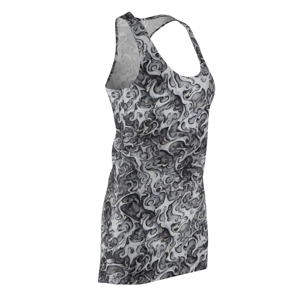 Mashburn Swirls on Racerback Dress — Front Side