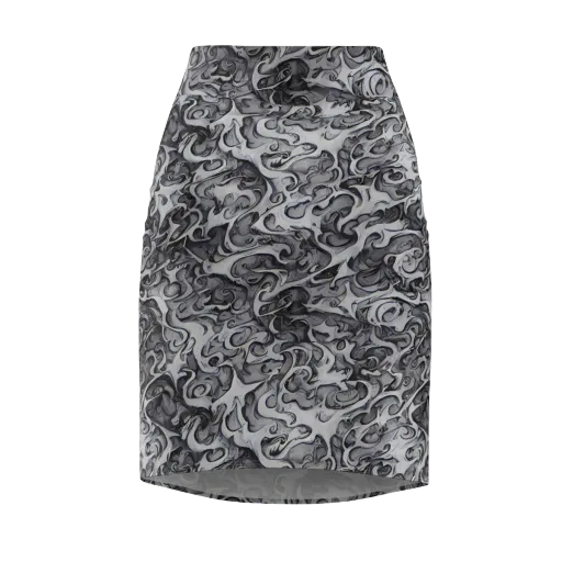 Mashburn Swirls on a Pencil Skirt