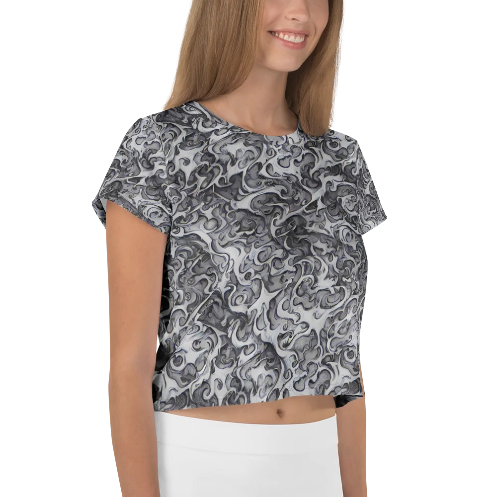Mashburn Swirls on Crop Tee — Right