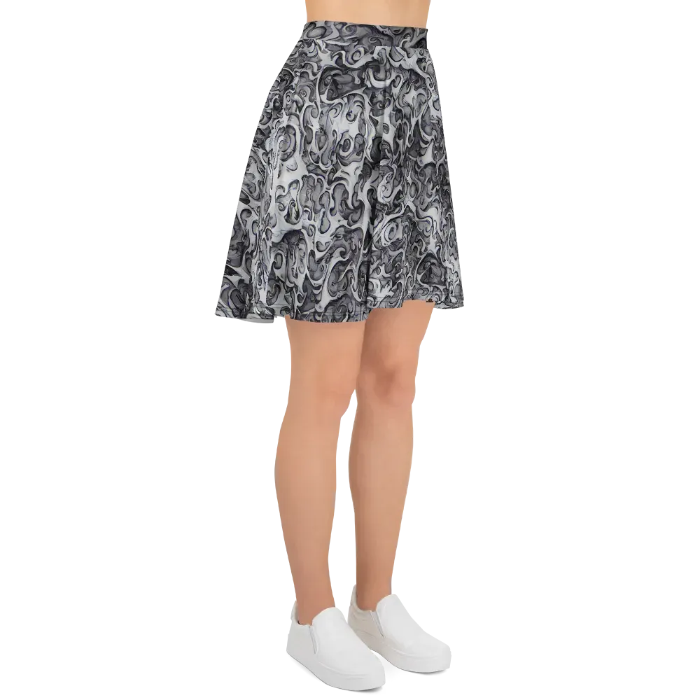 Mashburn Swirls on Skater Skirt — Right