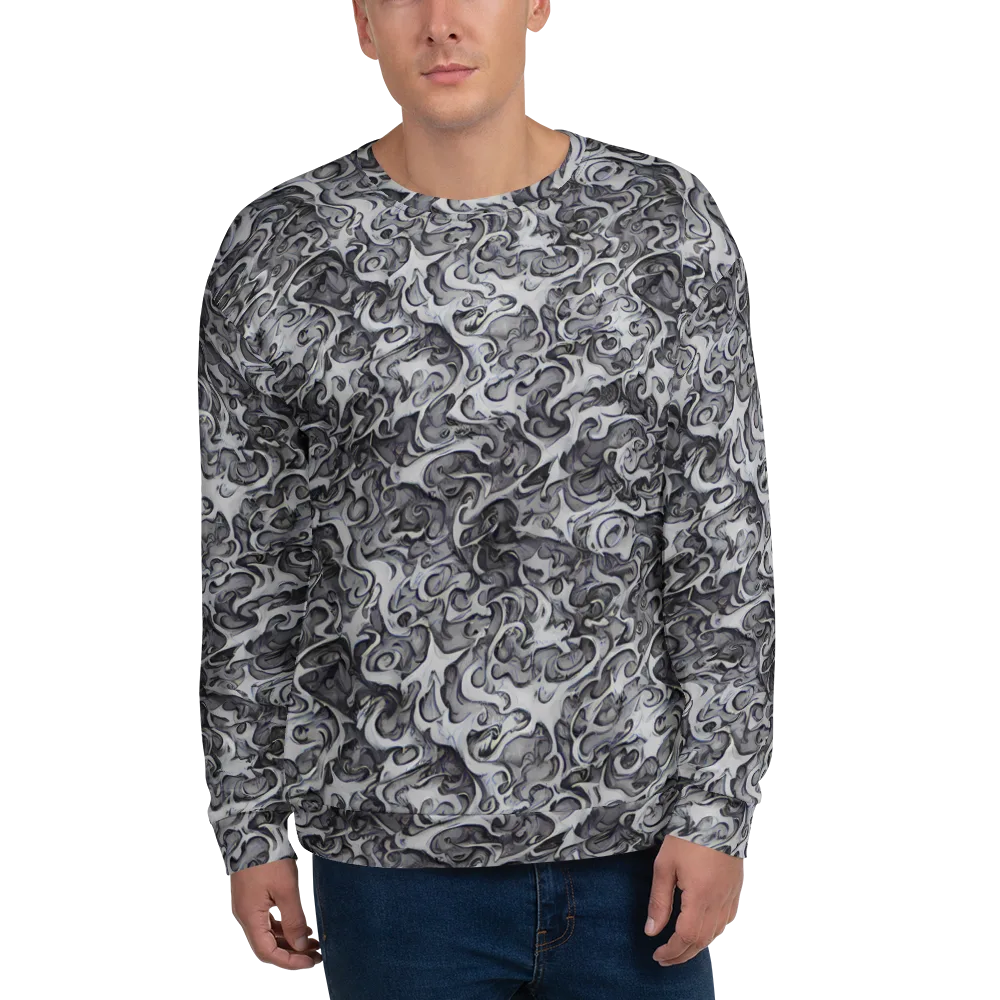 Mashburn Swirls on Sweatshirt — Front