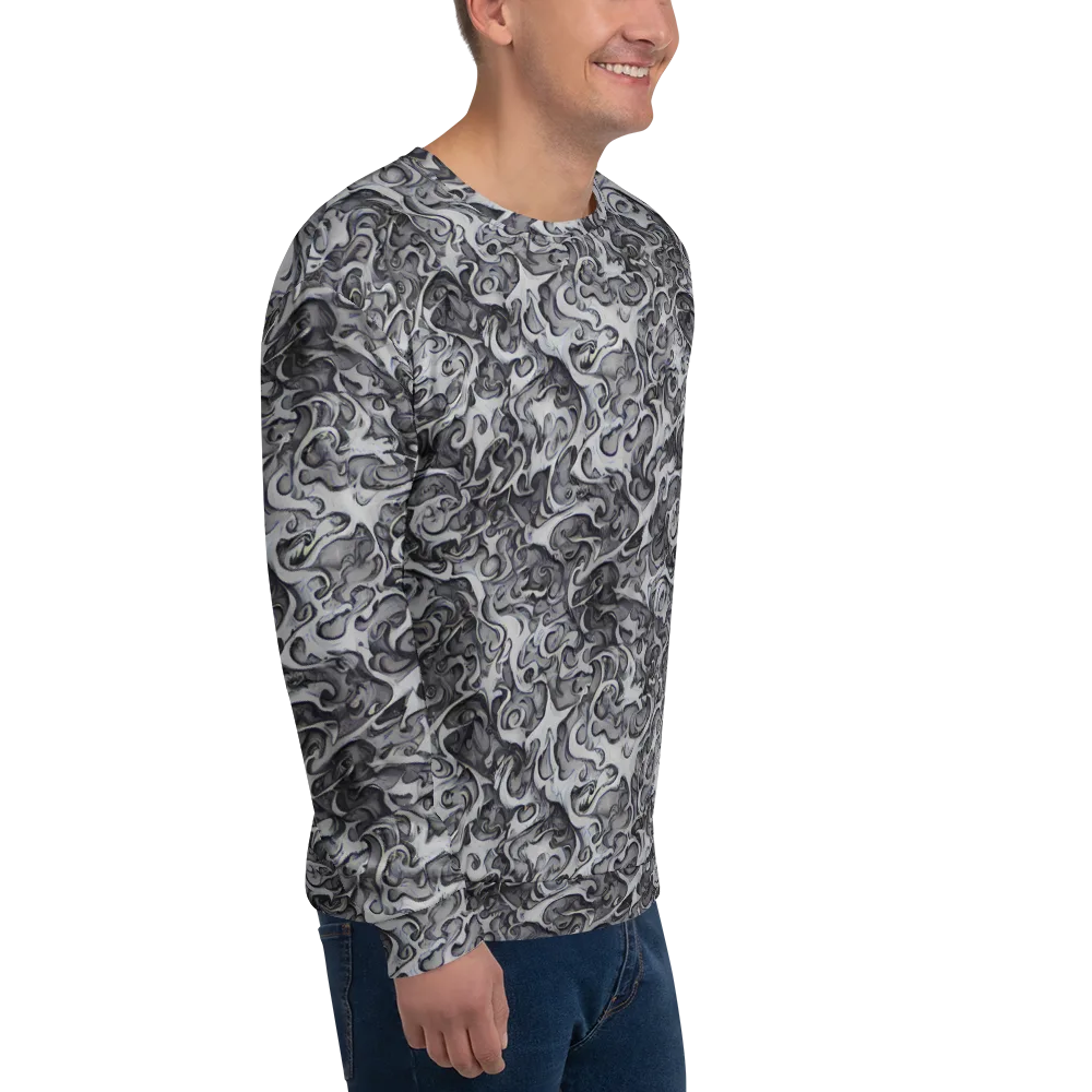 Mashburn Swirls on Sweatshirt — Right Front